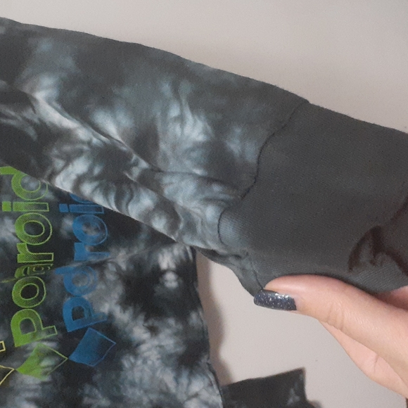 Polaroid Long Sleeve Tie Dye Crop Tee Size L - Picture 4 of 6